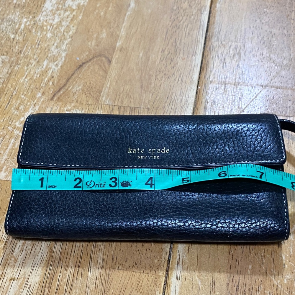 Kate Spade Black Leather Wallet - Picture 4 of 8